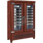 Armario Expositor de Vinos Vertical, 1,4 Metros Ancho, Madera Pino Maciza, 180 Botellas, Fondo 60 cm, Vertical, INFRICO IF49R2G