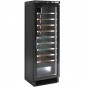 Expositor de Vinos Negro, 66 cm Ancho, Fondo 60 cm, Madera de Pino, 100 Botellas, Vertical, INFRICO IF100N
