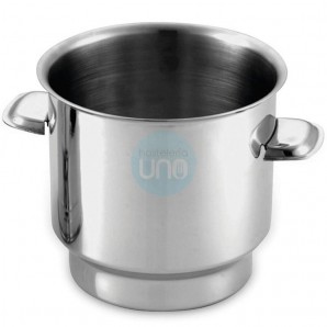 Cubo de Hielo en Acero inoxidable, Ø 11 cm, Altura 13 cm, 80 cl, Comas