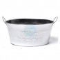 Cubitera Oval, Zinc Galvanizado, 14 Litros, Altura 19 cm, Comas