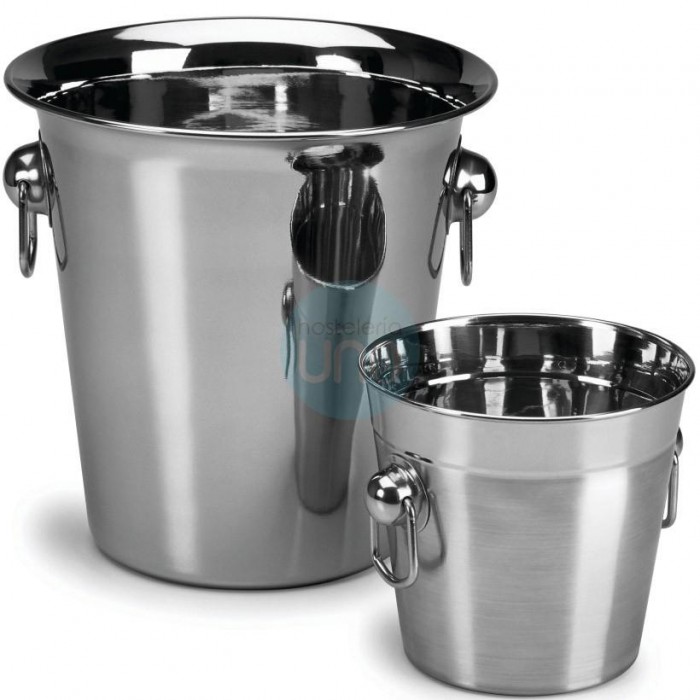 Cubo Champagnera en Acero inoxidable, Ø 20 cm, Altura 19 cm, 3,5 Litros, Comas
