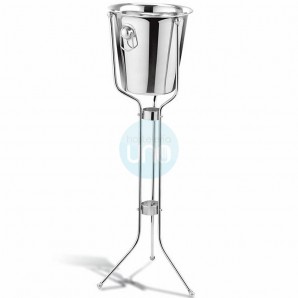 Cubitera de Pie Champagnera, Acero inoxidable, Ø 20 cm, Altura 72 cm, 3,5 Litros, Comas