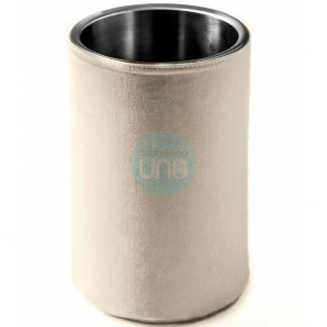 Enfriabotellas en Acero inoxidable, Algodón Beige, Ø 12 cm, Altura 18 cm, 1,25 Litros, Comas