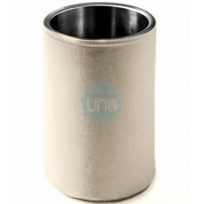 Enfriabotellas en Acero inoxidable, Algodón Beige, Ø 12 cm, Altura 18 cm, 1,25 Litros, Comas Enfriabotellas en Acero inoxidable, Algodón Beige, Ø 12 cm, Altura 18 cm, 1,25 Litros, Comas