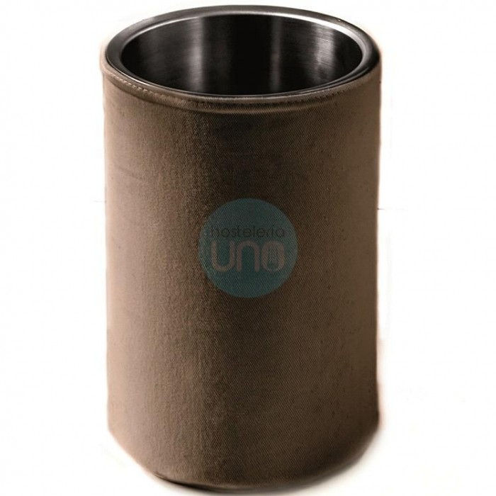 Enfriabotellas en Acero inoxidable, Algodón Marrón, Ø 12 cm, Altura 18 cm, 1,25 Litros, Comas Enfriabotellas en Acero inoxidable, Algodón Marrón, Ø 12 cm, Altura 18 cm, 1,25 Litros, Comas