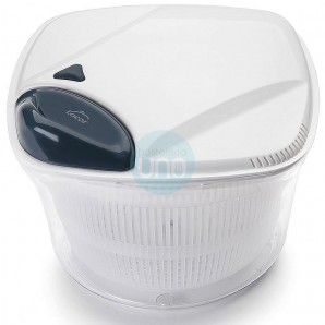 Centrifugadora Escurridor Ensaladas y Verduras, Ø 26 cm, Altura 20 cm, 5 Litros, Lacor White