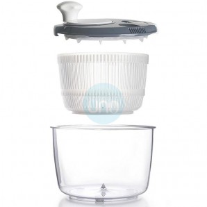 Centrifugadora Escurridor Ensaladas y Verduras, Ø 20,5 cm, Altura 19 cm, 2,6 Litros, Lacor Klein
