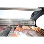 Vitrina Refrigerada Sobremesa, 1 Metro Ancho, 3 Cubetas GN1/1 Cristal Curvo, Arilex
