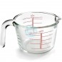 Jarra Medidora de Cristal, 0,5 Litros, Asa Ergonómica, Lacor
