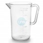 Jarra Medidora de Polipropileno, 1 Litro, Ø 12 cm, Altura 17 cm, con Asa, PRO Lacor
