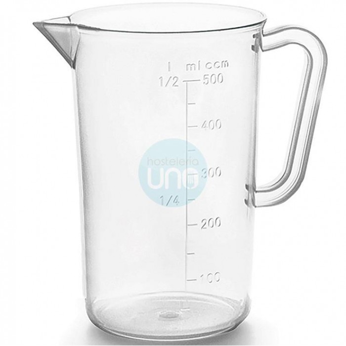 Jarra Medidora de Polipropileno, 3 Litros, Ø 17 cm, Altura 23,5 cm, con Asa, PRO Lacor Jarra Medidora de Polipropileno, 3 Litros, Ø 17 cm, Altura 23,5 cm, con Asa, PRO Lacor