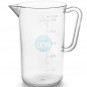 Jarra Medidora de Polipropileno, 3 Litros, Ø 17 cm, Altura 23,5 cm, con Asa, PRO Lacor