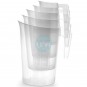 Set 5 Jarras Medidoras, 0,5, 1, 2, 3 y 5 Litros, Polipropileno, Apilables, con Asa, PRO Lacor