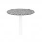 Mesa alta bristol, fundición, 4 pies, negra, tapa 60 cms. color a elegir, tableros de 60 cms: werzalit alemania - piazza 102