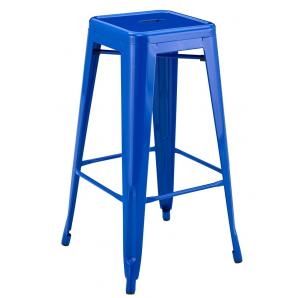 5 Taburetes tol ek limited, acero, azul - 5 unidades