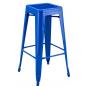 5 Taburetes tol ek limited, acero, azul - 5 unidades