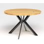Mesa olite 120r, metal, madera, 120 cms de diámetro