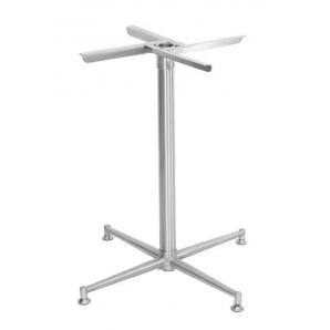 2 Bases de mesa paudy, acero inoxidable, base de 63 x 63 cms, altura 72 cms - 2 unidades