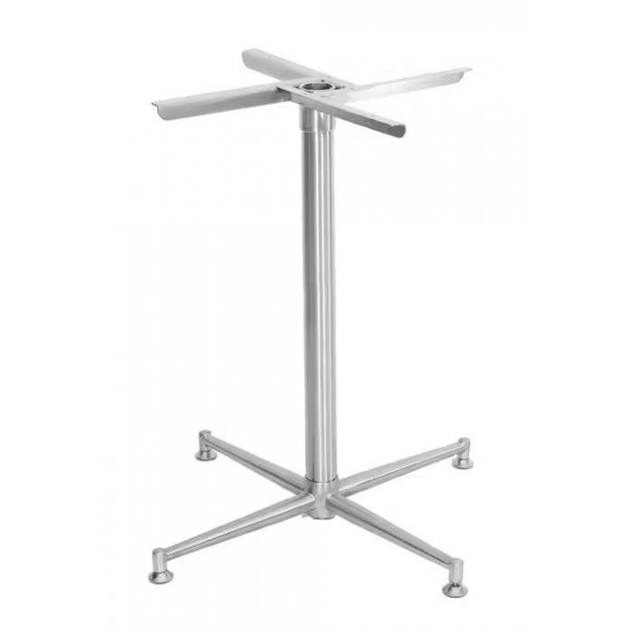 2 Bases de mesa paudy, acero inoxidable, base de 63 x 63 cms, altura 72 cms - 2 unidades 2 Bases de mesa paudy, acero inoxidable, base de 63 x 63 cms, altura 72 cms - 2 unidades