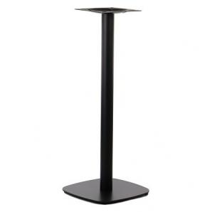2 Bases de mesa mautes 110, alta, negra, base de 45 x 45 cms, altura 110 cms - 2 unidades