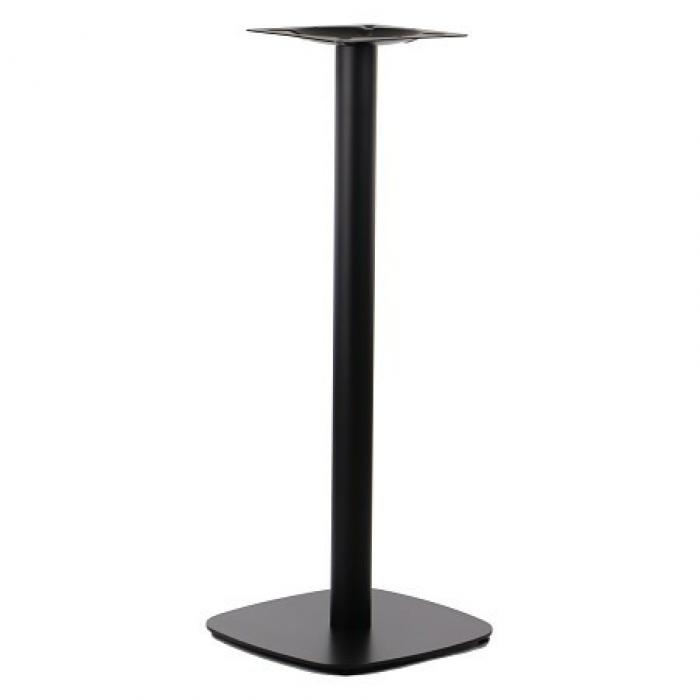2 Bases de mesa mautes 110, alta, negra, base de 45 x 45 cms, altura 110 cms - 2 unidades 2 Bases de mesa mautes 110, alta, negra, base de 45 x 45 cms, altura 110 cms - 2 unidades