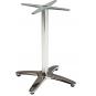 2 Bases de mesa roma new, 4 brazos, inoxidable y aluminio - 2 unidades