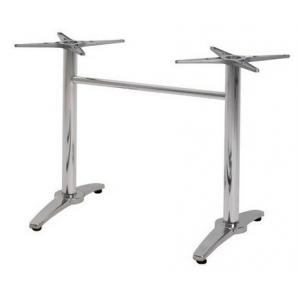 Base de mesa roma new, rectangular, inoxidable y aluminio*