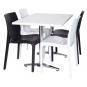 Base de mesa roma new, rectangular, inoxidable y aluminio*