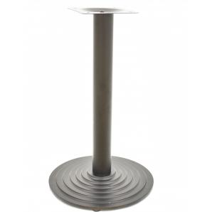 2 Bases de mesa ebro new 72, negra, 43 cms de diámetro, altura 72 cms - 2 unidades
