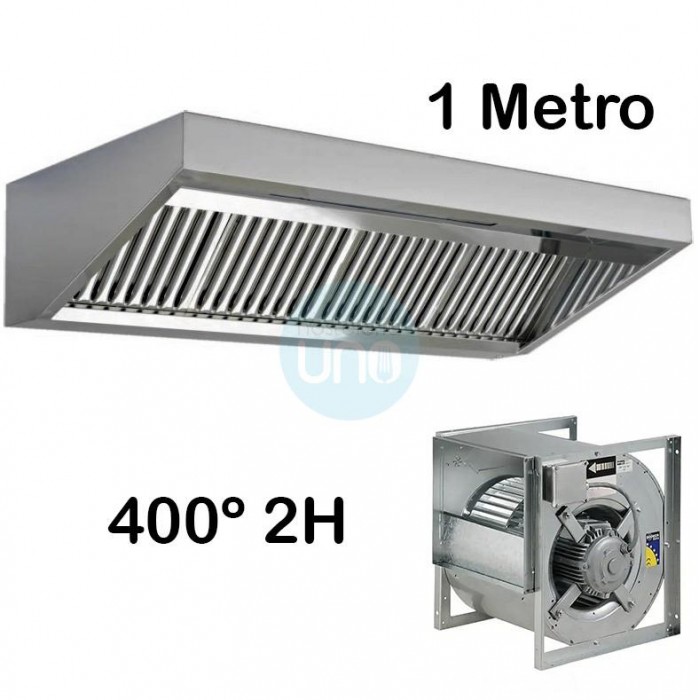 Campana Slim Baja con Motor Centrífugo 400º 2H 9/9, 2 Filtros de Carbono, 1 Metro Ancho, TSLS1089FC400 Campana Slim Baja con Motor Centrífugo 400º 2H 9/9, 2 Filtros de Carbono, 1 Metro Ancho, TSLS1089FC400
