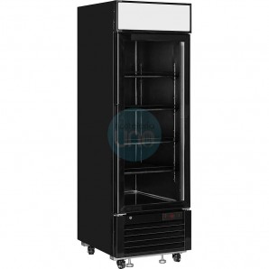 Congelador Expositor Negro, 500 Litros, Fondo 80 cm, Ancho 69 cm, Ruedas, Ventilado, Tefcold
