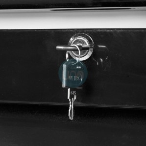 Congelador Expositor Negro, 500 Litros, Fondo 80 cm, Ancho 69 cm, Ruedas, Ventilado, Tefcold