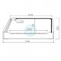 Vitrina Tapas Refrigerada, Motor Externo, 1,5 Metros, 3 Parrillas, Cristal Recto, Puertas Correderas, LED, Nogal, VGFR150R
