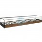 Vitrina Tapas Refrigerada, Motor Externo, 1,2 Metros, 6 Cubetas, Cristal Recto, Puertas Correderas, LED, VG20RF6GR