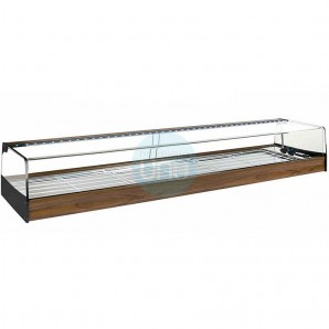 Vitrina Tapas Refrigerada, Motor Externo, 1,5 Metros, 3 Parrillas, Cristal Recto, Puertas Correderas, LED, VG20RF150GR