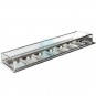 Vitrina Tapas Encastrable en Barra, 1,2 Metros, 6 Cubetas, Motor Externo, Cristal Recto, Puertas Abatibles, LED, VGCSTF6R
