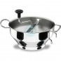 Pasapurés Profesional en Acero inoxidable, 8 Litros, Ø 32 cm, Disco Ø 16,5 cm, con Asas, Lacor