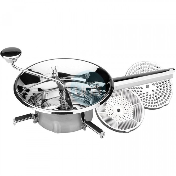 Pasapurés Profesional en Acero inoxidable, 0,7 Litros, Ø 18 cm, Disco Ø 10,5 cm, Lacor Pasapurés Profesional en Acero inoxidable, 0,7 Litros, Ø 18 cm, Disco Ø 10,5 cm, Lacor