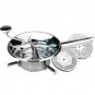 Pasapurés Profesional en Acero inoxidable, 0,7 Litros, Ø 18 cm, Disco Ø 10,5 cm, Lacor