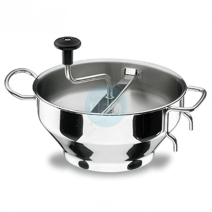 Pasapurés Profesional en Acero inoxidable, 5 Litros, Ø 26 cm, Disco Ø 16,5 cm, con Asas, Lacor Pasapurés Profesional en Acero inoxidable, 5 Litros, Ø 26 cm, Disco Ø 16,5 cm, con Asas, Lacor