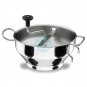 Pasapurés Profesional en Acero inoxidable, 5 Litros, Ø 26 cm, Disco Ø 16,5 cm, con Asas, Lacor