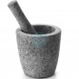 Mortero de Granito Premium de 36,5 cl, Ø 12 cm, Altura 12 cm, con Mazo, Lacor