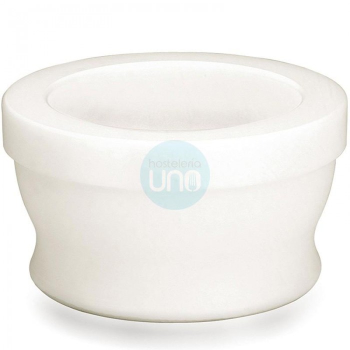 Mortero Grande de Polietileno Premium Ø 18 cm, Blanco, con Mazo, Lacor