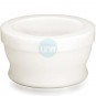 Mortero Grande de Polietileno Premium Ø 18 cm, Blanco, con Mazo, Lacor