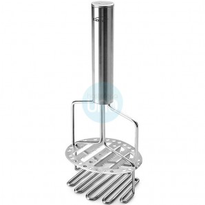 Prensador de Patatas en Acero inoxidable, 24 cm Alto, ideal Puré de Patata, Tomate, Calabaza, Plátano, Lacor