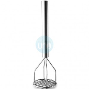 Prensador de Patatas en Acero inoxidable, Ø 12 cm, 45 cm Alto, ideal Puré de Patata, Tomate, Calabaza, Plátano, Lacor