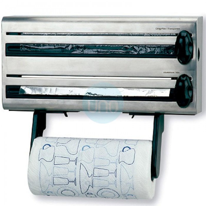 Portarrollos de Cocina de Pared, 38x30x9 cm, Acero inoxidable, Lacor Portarrollos de Cocina de Pared, 38x30x9 cm, Acero inoxidable, Lacor