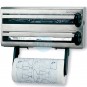 Portarrollos de Cocina de Pared, 38x30x9 cm, Acero inoxidable, Lacor
