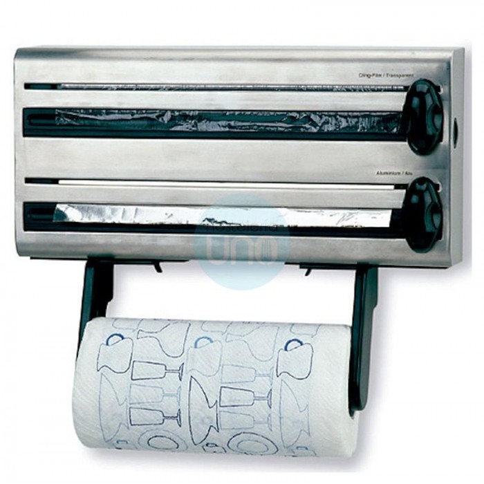 Portarrollos de Cocina de Pared, 37x24x10 cm, Acero inoxidable, Lacor Portarrollos de Cocina de Pared, 37x24x10 cm, Acero inoxidable, Lacor