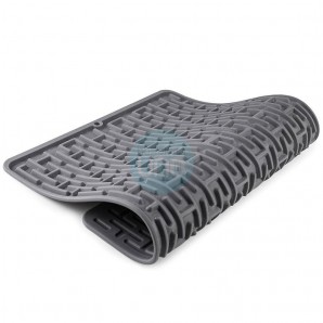 Alfombrilla Escurreplatos de Silicona, Antideslizante y Antibacteriana, 42x32 cm, Lacor